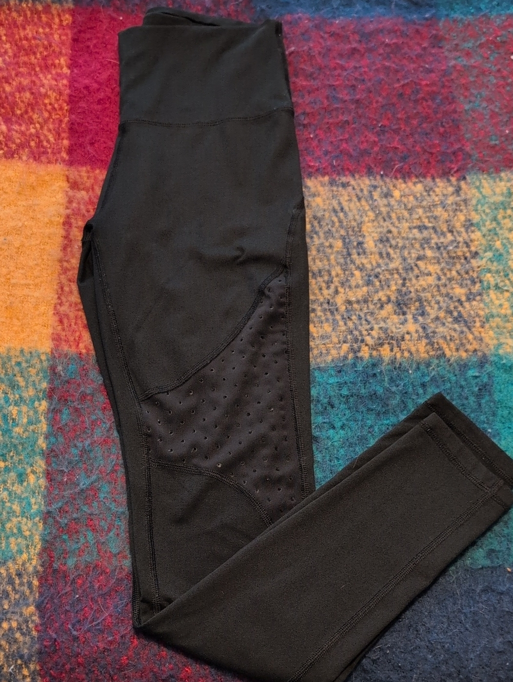 Black High-Waist Athletic Leggings